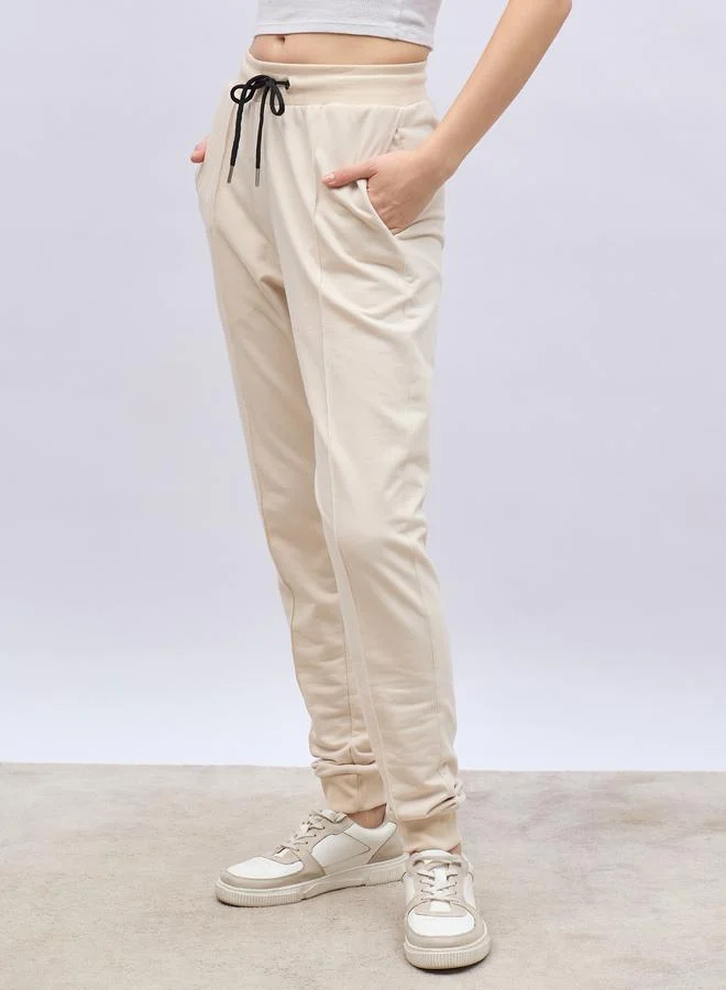 Styli Women Regular Fit Cuffed Joggers